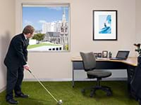 Teamevent Region NRW: Golfturnier im Ihre eigene Büro